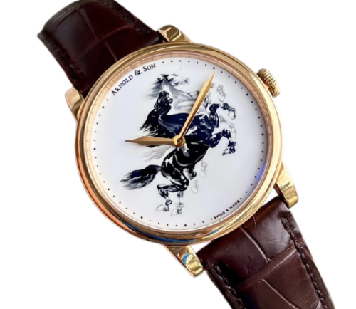 ĐỒNG HỒ ARNOLD & SON HM  Horses Set  1LCAP.W03A.C111A  Limited Edision 09/28  40mm