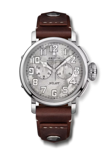 ZENITH PILOT TYPE 20 CHRONOGRAPH SILVER